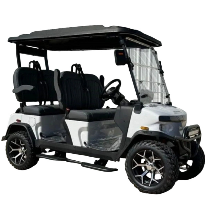 Denago, Rover XL (4 Places), Cart de Golf Électrique (51,2 Volts) (105Ah) (5000 Watts)