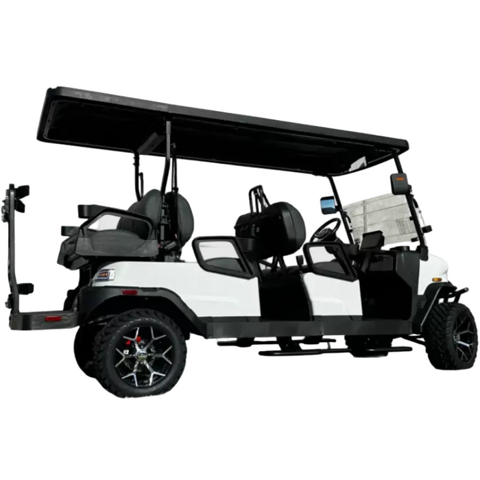 Denago, Rover XL (6 Places), Cart de Golf Électrique (51,2 Volts) (105Ah) (5000 Watts) (6300 Crête)
