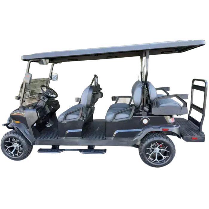 Denago, Rover XL (6 Places), Cart de Golf Électrique (51,2 Volts) (105Ah) (5000 Watts) (6300 Crête)