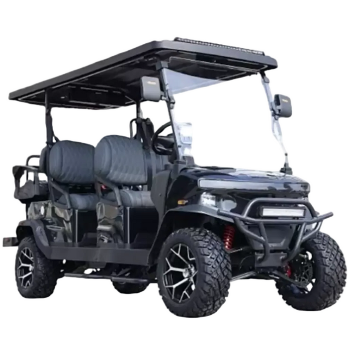 Denago, Rover XL (6 Places), Cart de Golf Électrique (51,2 Volts) (105Ah) (5000 Watts) (6300 Crête)
