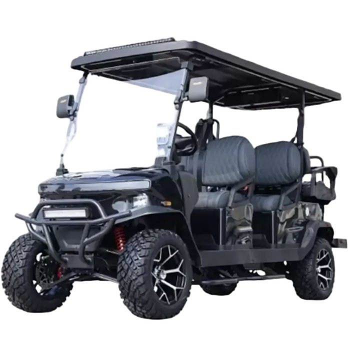 Denago, Rover XL (6 Places), Cart de Golf Électrique (51,2 Volts) (105Ah) (5000 Watts) (6300 Crête)