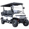 Denago, Rover XL (6 Places), Cart de Golf Électrique (51,2 Volts) (105Ah) (5000 Watts) (6300 Crête)