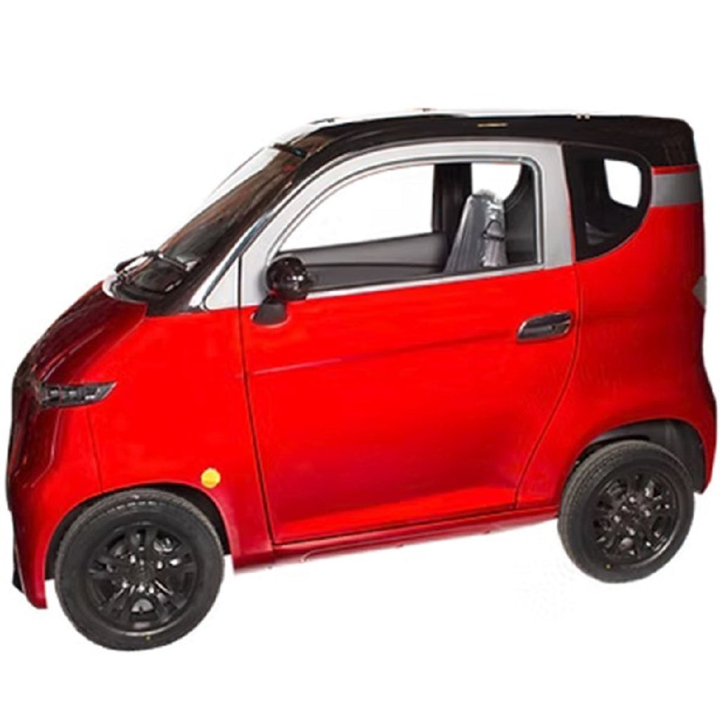 Ecolo Cycle, ET4 Cruise Connect PLUS (Avec Air Climatisé), Quadriporteur avec Toit (60 Volts) (1500 Watts) (100Ah)