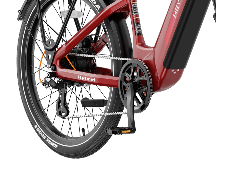 HeyBike, Hybrid, Vélo Électrique (48 Volts) (18Ah) (750 Watts) (1200 Crête)