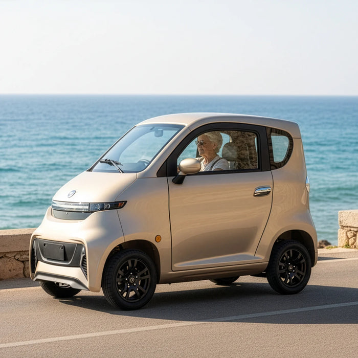 Ecolo Cycle, ET4 Cruise Connect, Quadriporteur Cabine Fermée (60 Volts) (1500 Watts) (58Ah)