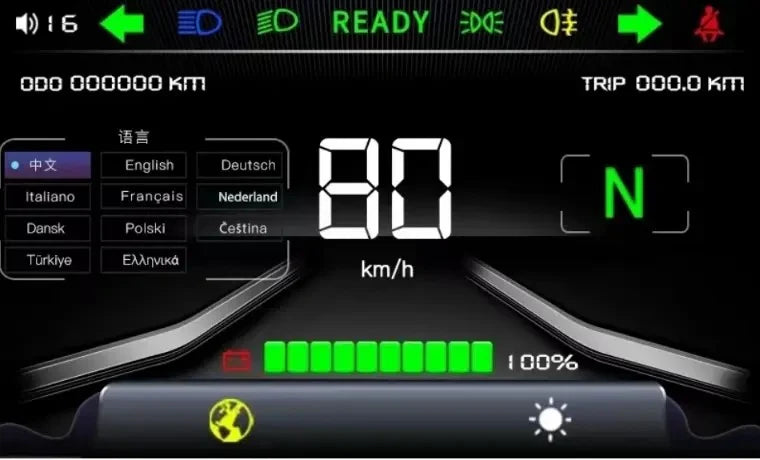 Ecolo Cycle, ET4 Cruise Connect Pick-Up, Quadriporteur Cabine Fermée (72 Volts) (5000 Watts) (100Ah)