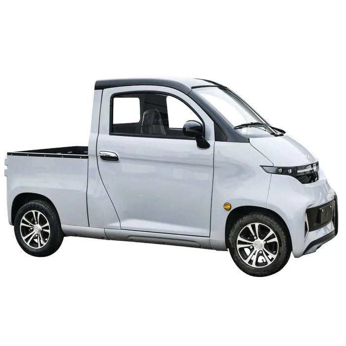 Ecolo Cycle, ET4 Cruise Connect Pick-Up, Quadriporteur Cabine Fermée (72 Volts) (5000 Watts) (100Ah)