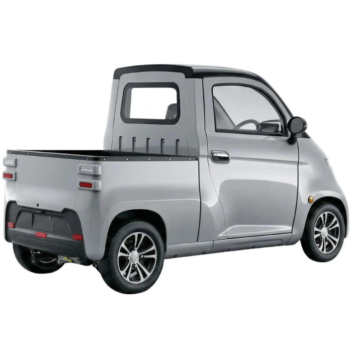 Ecolo Cycle, ET4 Cruise Connect Pick-Up, Quadriporteur Cabine Fermée (72 Volts) (5000 Watts) (100Ah)