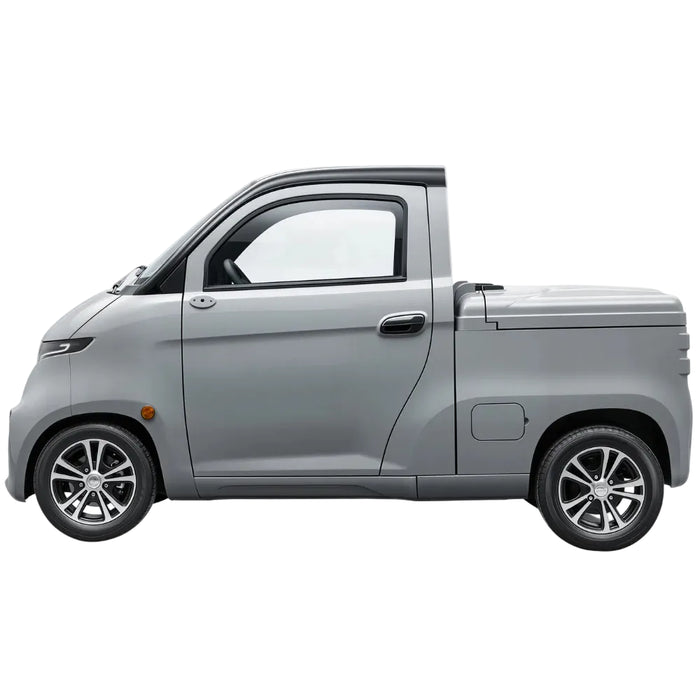 Ecolo Cycle, ET4 Cruise Connect Pick-Up, Quadriporteur Cabine Fermée (72 Volts) (5000 Watts) (100Ah)