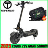 Teverun, Fighter Supreme 7260R 2025, Trottinette Électrique (72 Volts) (60Ah) (2x2500 Watts) (2x7500 Watts/Crête, 15000 Watts)