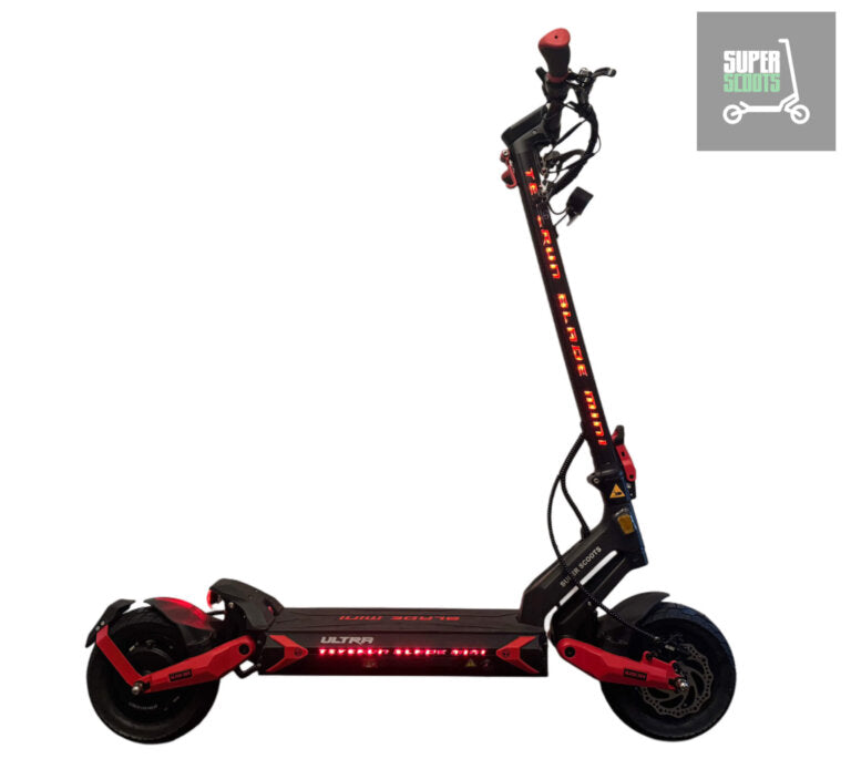 Teverun, Blade Mini Pro, Trottinette Électrique (48 Volts) (15,6Ah) (2x500 Watts) (1200 Watts/Peak) (2400 Watts/Peak Total)