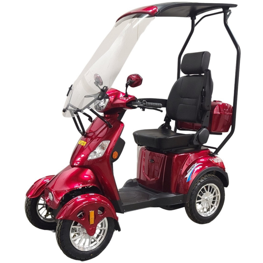 Faster, Q1 XL, Quadriporteur avec Toit (60 Volts) (52Ah) (800 Watts)