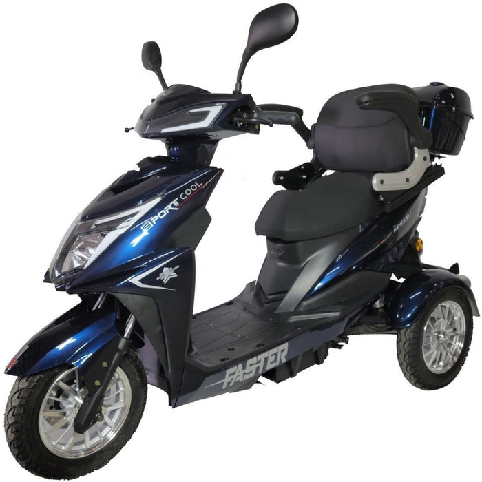 Faster, T2 Speed, Triporteur (72 Volts) (35Ah) (800 Watts)