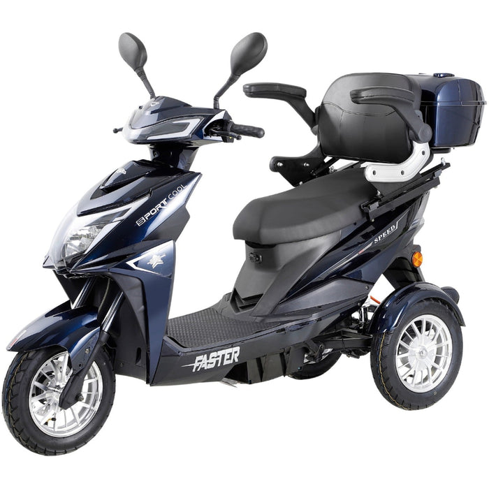 Faster, T2 Speed, Triporteur (72 Volts) (35Ah) (800 Watts)