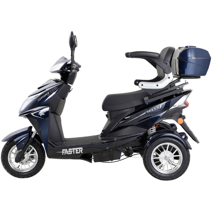 Faster, T2 Speed, Triporteur (72 Volts) (35Ah) (800 Watts)