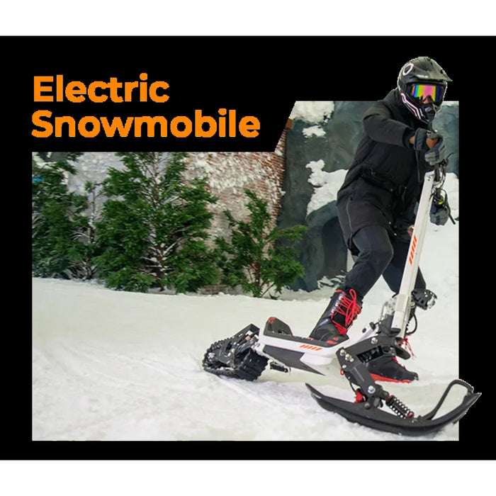 Scooter électrique balayeuse de neige