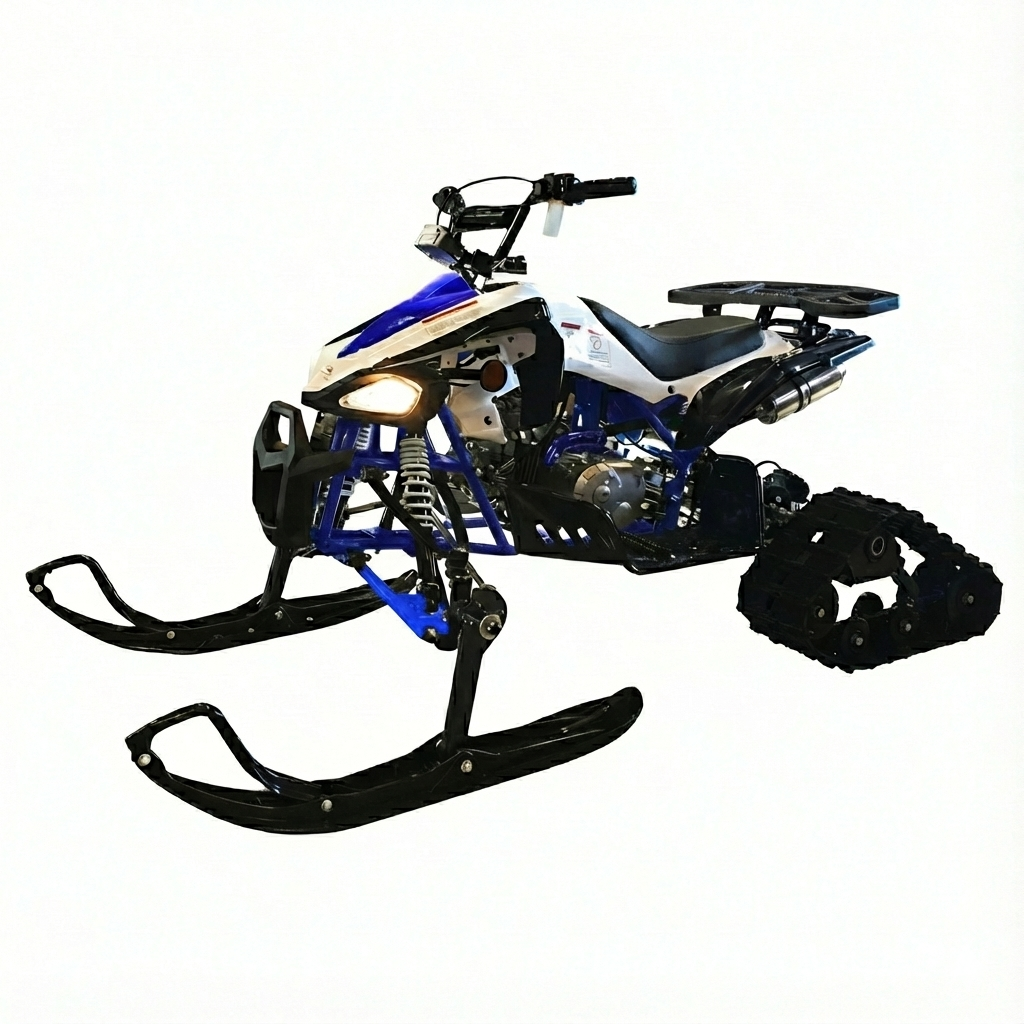 Gio, Blazer 125-S avec Chenilles et Skis, Quad à Essence (4 Temps) (120cc)