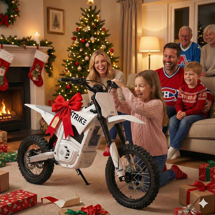 Throne, Strike Shadow, Motocross Électrique (48 Volts) (23,4Ah) (3000 Watts)