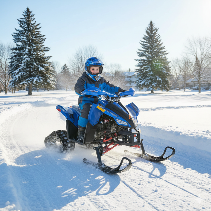 Denago, Trailhawk avec Chenilles et Skis, Quad à Essence à Injection Électronique (EFI) (120cc)