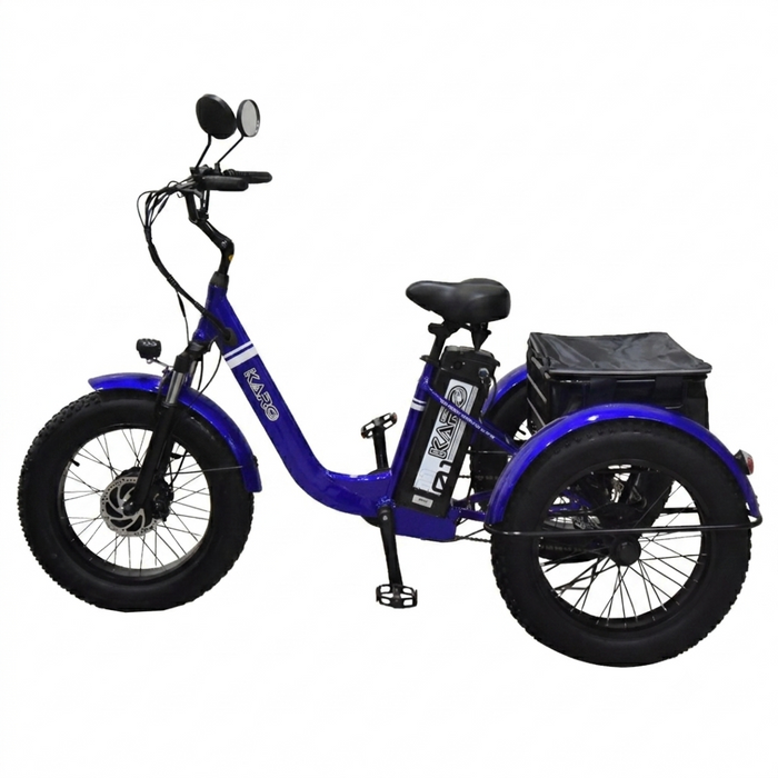 Cargo (Fat Tire), Tricycle Électrique (48 Volts) (500 Watts) (20Ah) au Lithium