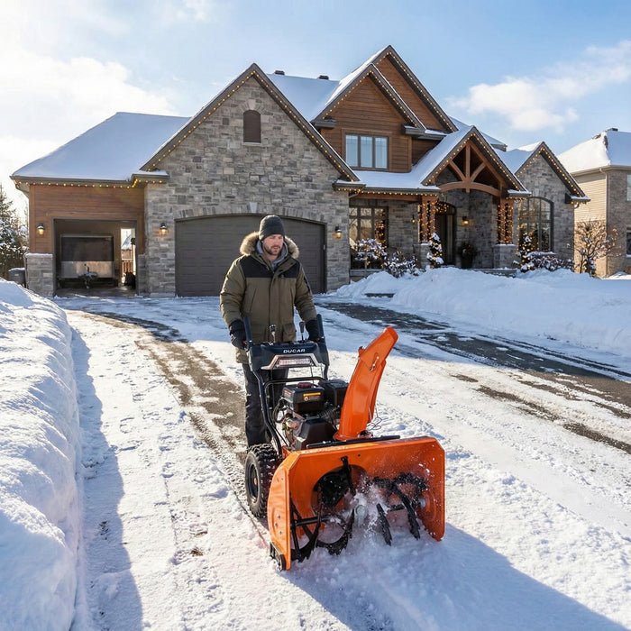 DUCAR, Souffleuse à Neige Loncin (30 Pouces) (4 Temps) (302 cc) (11HP) (DUESB1130)