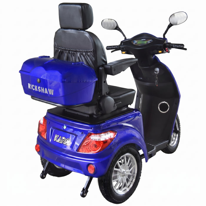 Rickshaw V3, Triporteur (60 Volts) (500 Watts) (20Ah) (20Ah)