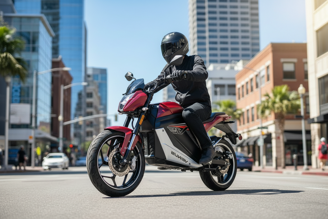 GIO, Venus, Moto/Scooter Électrique, (72 Volts) (50Ah) (2000 Watts) (2 Places) Immatriculable Scooter