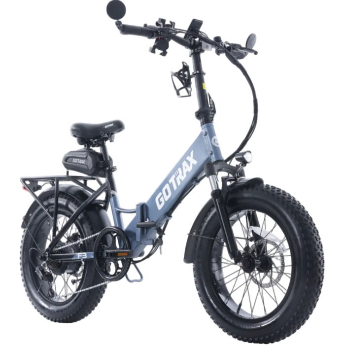 Go Trax, F3V2 (Fat Tire), Vélo Électrique Pliable (48 Volts) (13,6Ah) (500 Watts)