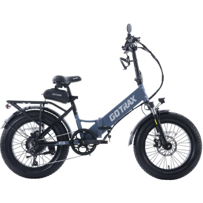 Go Trax, F3V2 (Fat Tire), Vélo Électrique Pliable (48 Volts) (13,6Ah) (500 Watts)