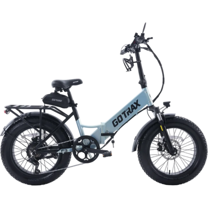 Go Trax, F3V2 (Fat Tire), Vélo Électrique Pliable (48 Volts) (13,6Ah) (500 Watts)