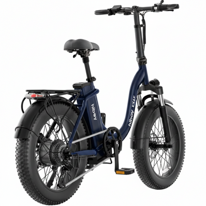 HiBoy, EX6F Folding Fat Tire, Vélo Électrique (48 Volts) (14,5Ah) (500 Watts)