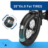 HiBoy, EX6 Fat Tire, Vélo Électrique (48 Volts) (14,5Ah) (500 Watts)