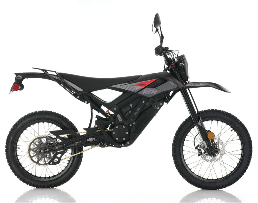 Apollo RFN Ares Road, Electric Motorcycle (74 Volts) (35Ah) (5000 Watts) (12,500 Watts/Peak) (2590Wh) Platable