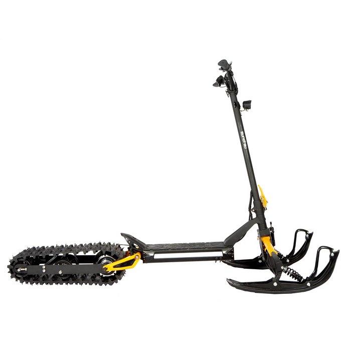 Icex 1.0, Trottinette Électrique (52 Volts) (23,4 Ah) (2000 Watts) avec Chenille et Skis