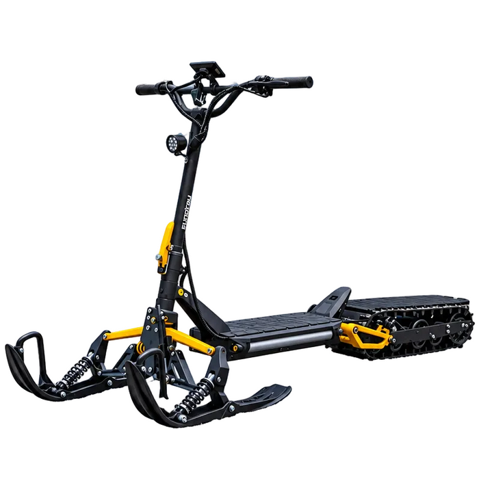 Icex 1.0, Trottinette Électrique (52 Volts) (23,4 Ah) (2000 Watts) avec Chenille et Skis