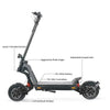 InMotion, RS Jet, Trottinette Électrique (72 Volts) (25Ah) (2x1200 Watts) (2x2300 Watts Crête)