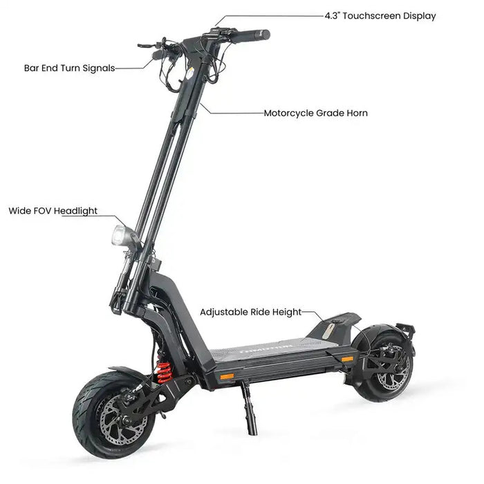InMotion, RS Jet, Trottinette Électrique (72 Volts) (25Ah) (2x1200 Watts) (2x2300 Watts Crête)