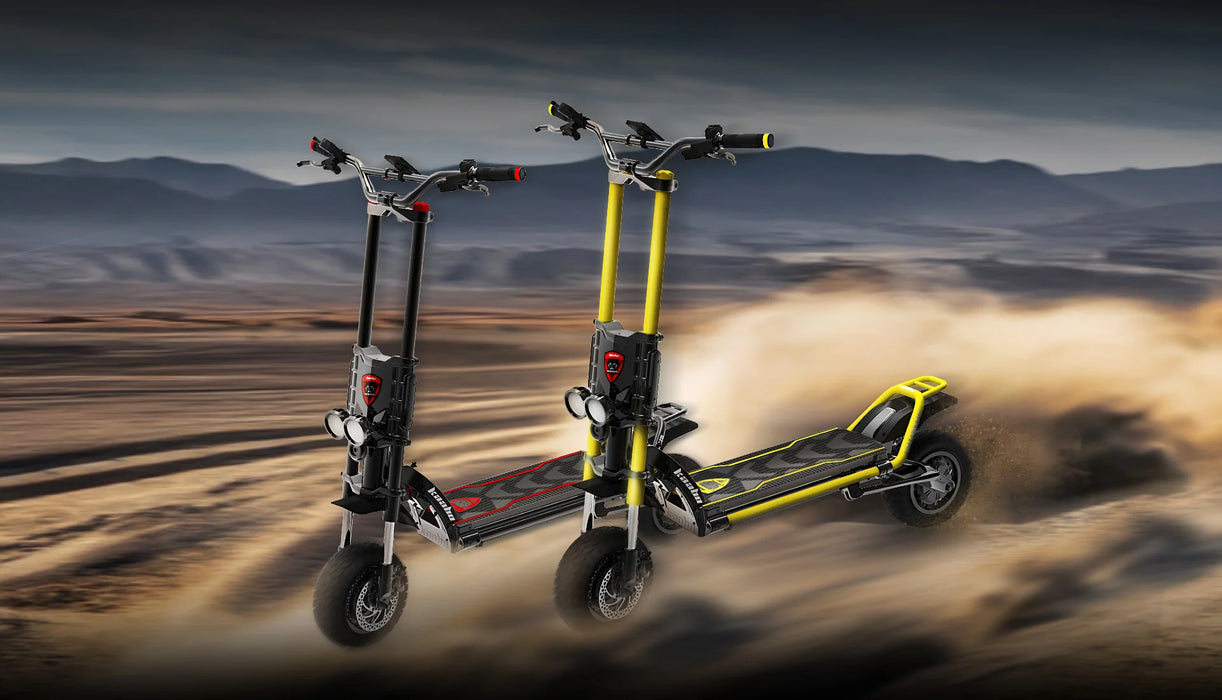 Kaabo, Wolf King GTR Max, Trottinette Électrique (72 Volts) (40Ah) (2x2000 Watts) (2x4200 Watts/Crête 8400 Watts)