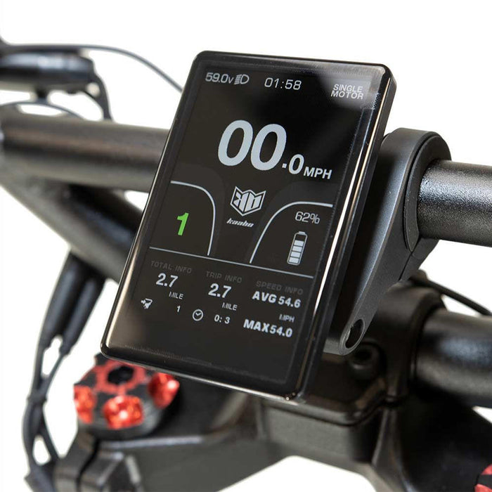 Kaabo, Wolf Warrior X GT, Trottinette Électrique (60 Volts) (28Ah) (2x1100 Watts)