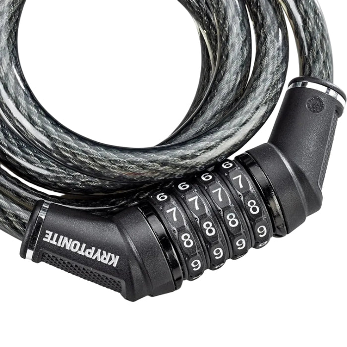 Kryptonite, Cadenas à Câble à Combinaison Réinitialisable Antivol pour Vélo