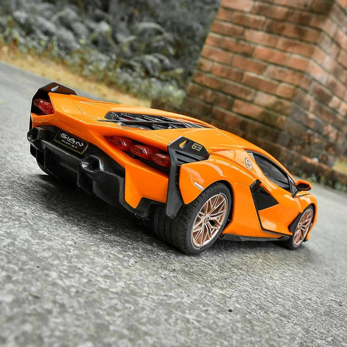 Lamborghini SIAN FKP 37, Voiture Téléguidée, Échelle 1/14 sous Licence avec Portières et Phares fonctionnels