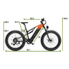 Lankeleisi, RV800 Plus, Vélo Électrique de Montagne (48 Volts) (20Ah) (750 Watts) (1130 Watts/Peak)