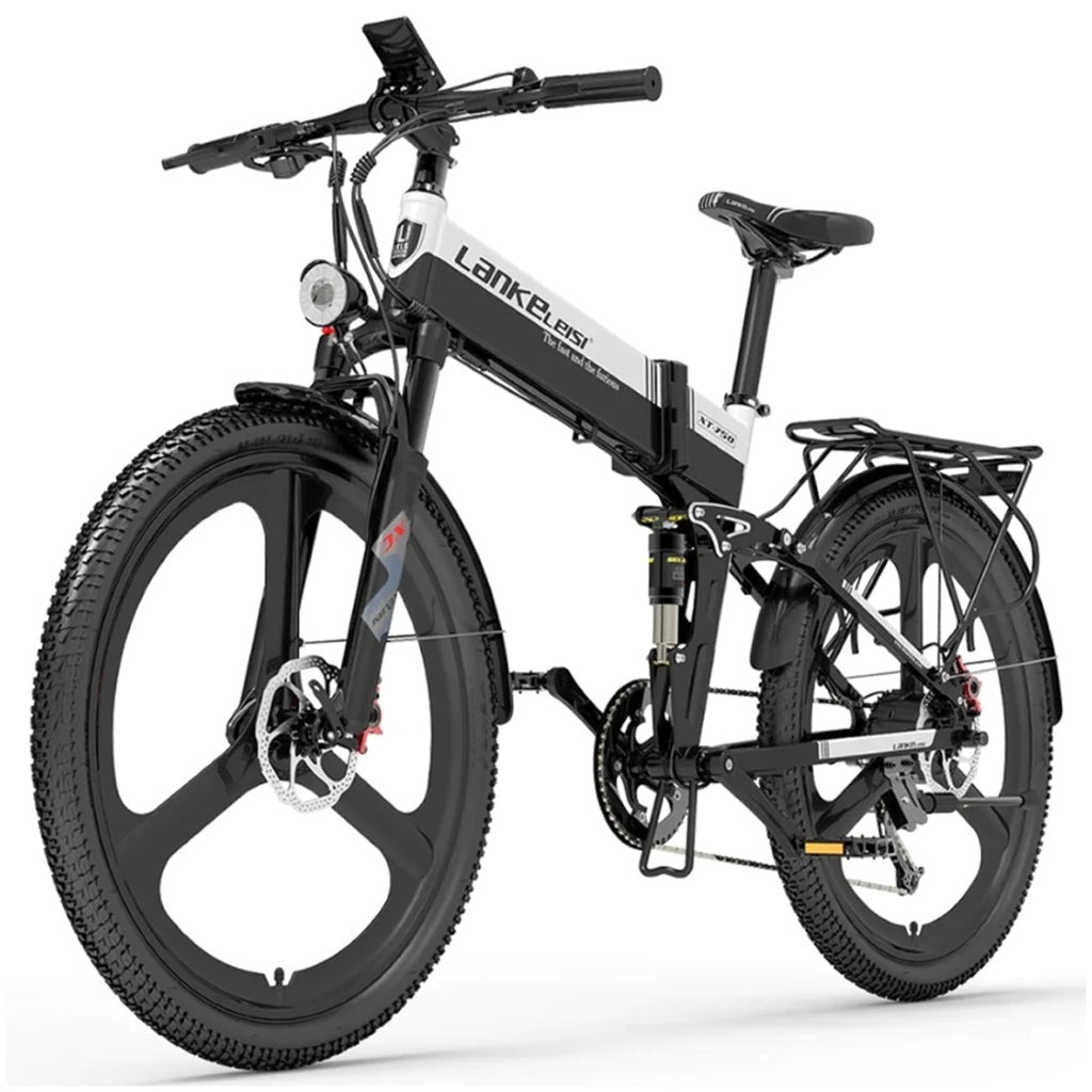 Lankeleisi, XT750, Vélo Électrique de Montagne Pliable (48 Volts) (12,8Ah) (500 Watts)