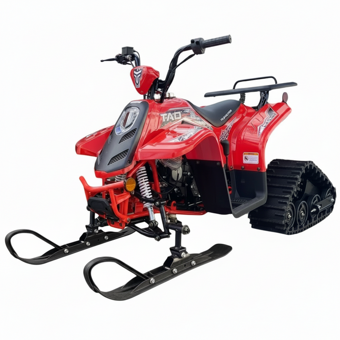 Tao Motors, New Rock 110 avec Chenilles et Skis, Quad à Essence (110cc) (4 Temps)