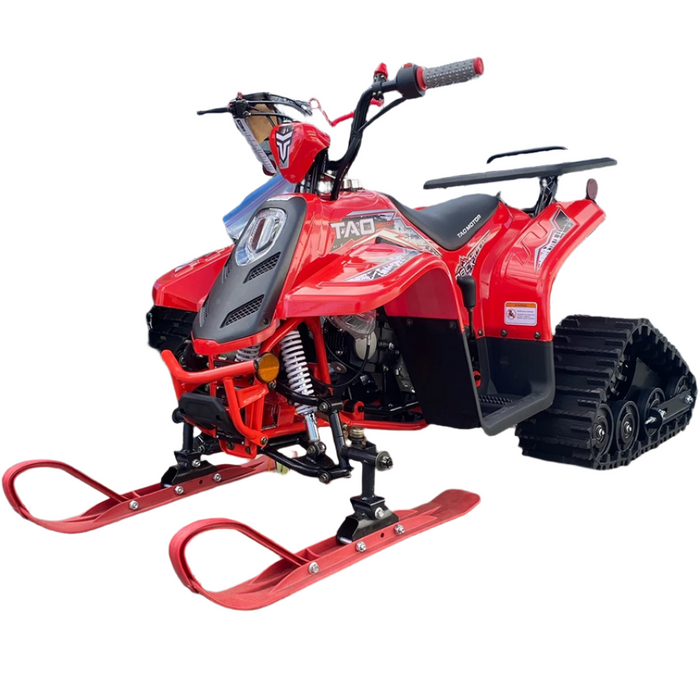 Tao Motors, New Rock 110 avec Chenilles et Skis, Quad à Essence (110cc) (4 Temps)