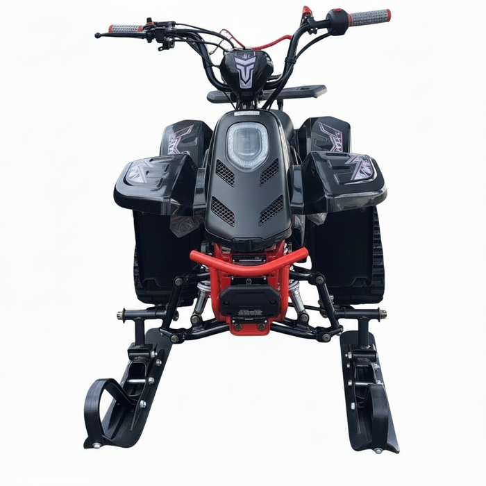 Tao Motors, New Rock 110 avec Chenilles et Skis, Quad à Essence (110cc) (4 Temps)