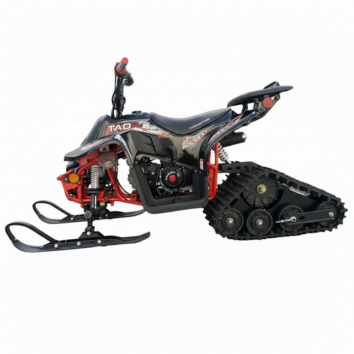 Tao Motors, New Rock 110 avec Chenilles et Skis, Quad à Essence (110cc) (4 Temps)