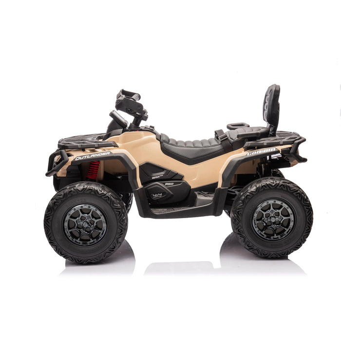 Quad Can-Am, Outlander (Batterie 24 Volts) (Moteurs 4x200 Watts) (2 Places)