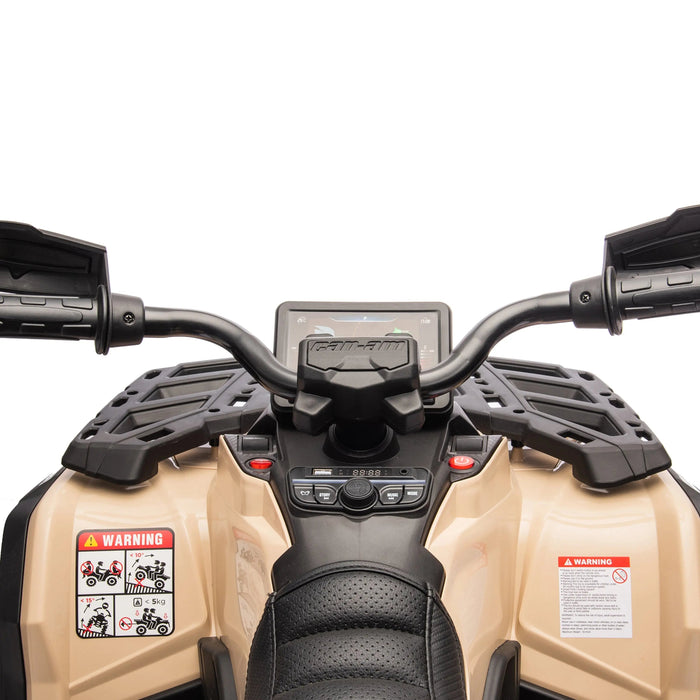 Quad Can-Am, Outlander (Batterie 24 Volts) (Moteurs 4x200 Watts) (2 Places)