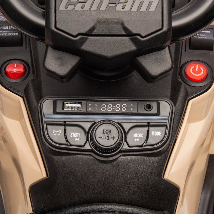 Quad Can-Am, Outlander (Batterie 24 Volts) (Moteurs 4x200 Watts) (2 Places)
